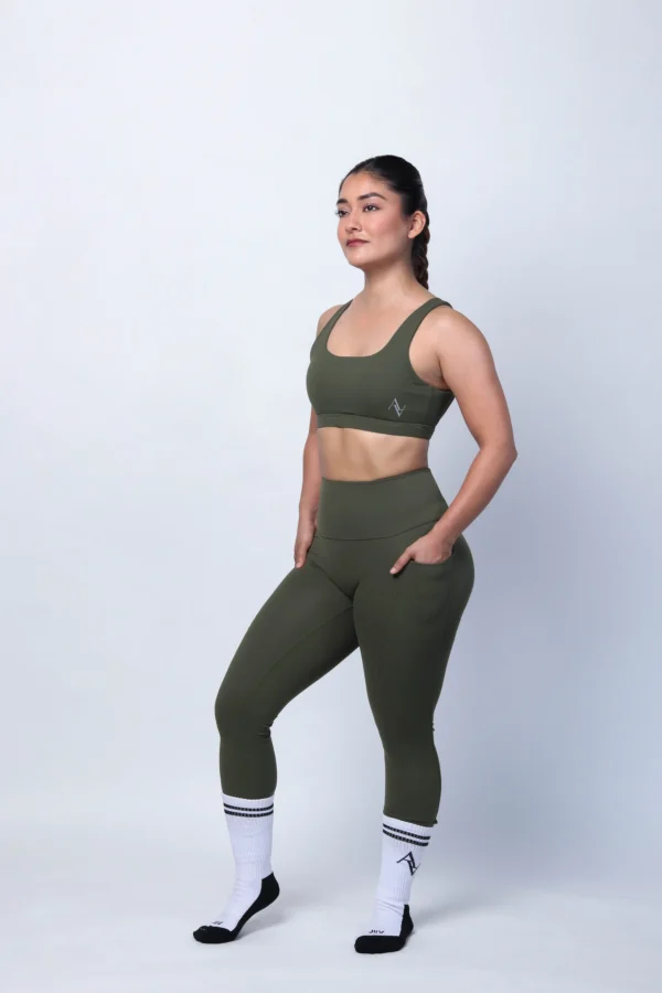 top + bottom olive green 3
